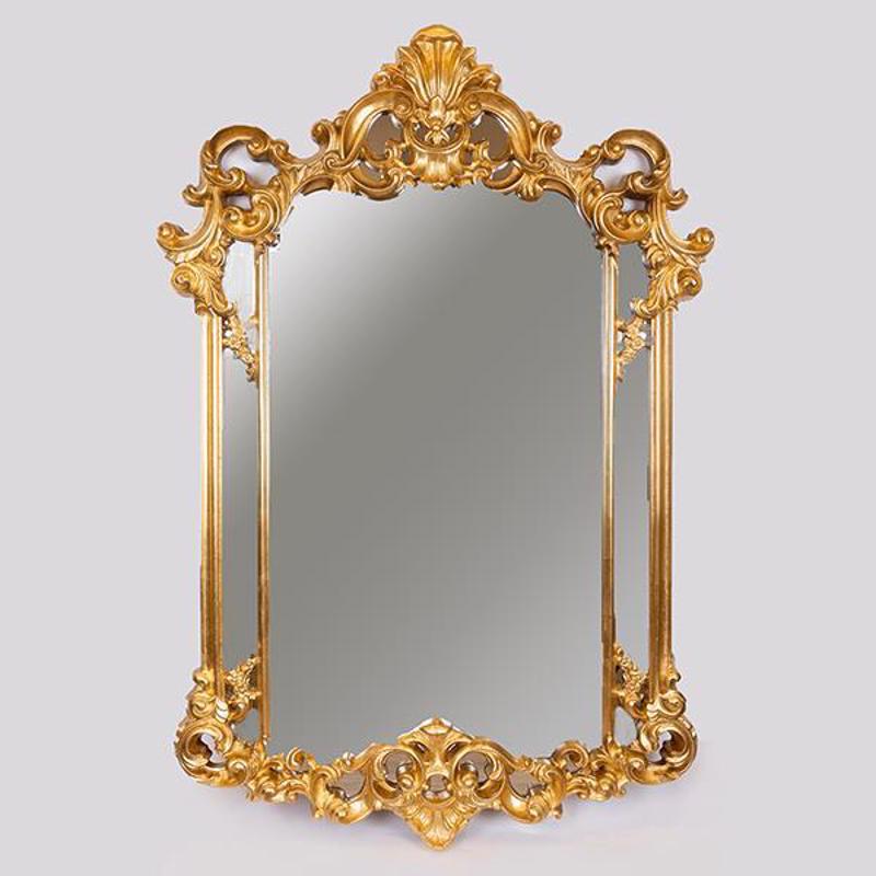 ESTHETI home Καθρέπτης Τοίχου Resin Χρυσός 100x150cm 75